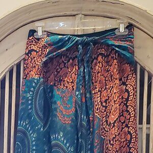 Bohemian Style Asymmetrical Long Maxi Skirt by Bankok Pants